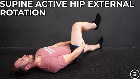 Supine Active Hip External Rotation Youtube