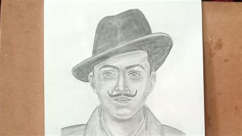 How To Draw Bhagat Singh Step By Step Bhagat Singh Sketch YouTube