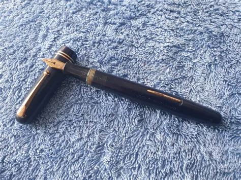 Vintage Swan Mabie Todd Self Filler Fountain Pen Eur