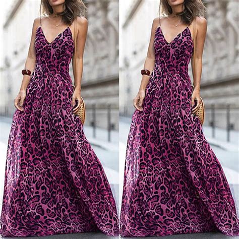 Summer Clothing Sleeveless Long Floral Formal Sundress Womens Ladies