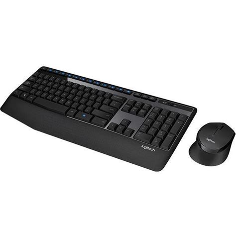 Logitech Toetsenbord Azerty Frans Draadloos Wireless Combo Mk Back