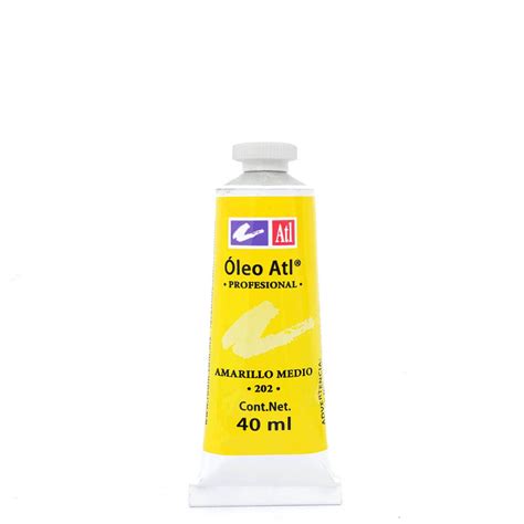 Oleo Atl T 14 Amarillo Medio 40 Ml Art VallARTa