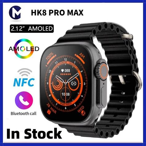 Hk Pro Max Gen Smartwatch Ultra Amoled Aod Inch Mah Bt Call