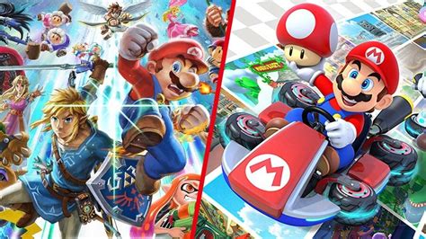 Mario Kart 8 Deluxe Et Super Smash Bros Ultimate Franchissent Les