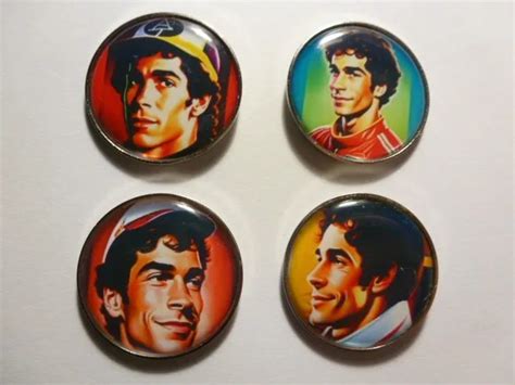 Pins Pilot Ayrton Senna Formula One A Grand Prix F Formule Set F