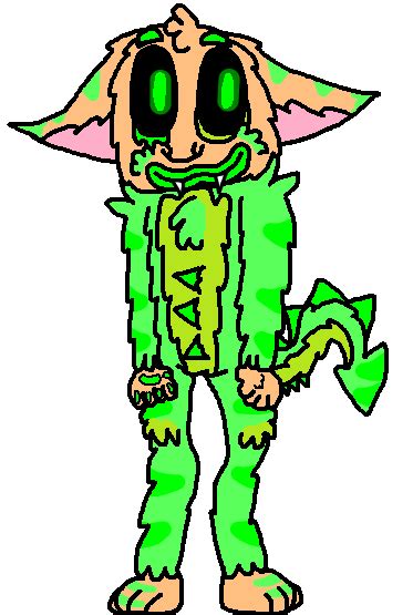 Striped Green Furry Sleep Demon By Toonsthegameryt On Deviantart