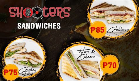 Menu at Shooters Grill & Restobar, Quezon City