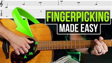 Beginner Fingerpicking Guitar Lesson The Easiest Way To Learn Guitar Techniques And Effects