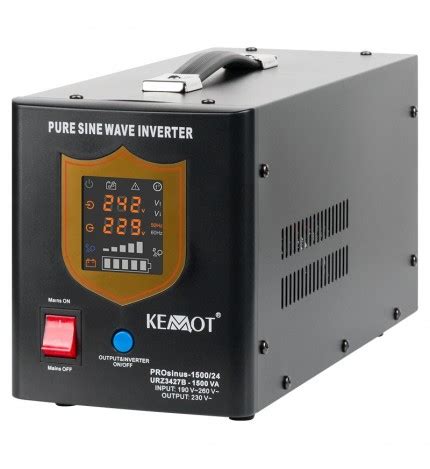 UPS Centrale Sinus PUR 1500VA 24V Kemot Negru