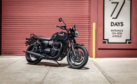 Triumph Bonneville T100 Black & Bonneville T120 Black launched