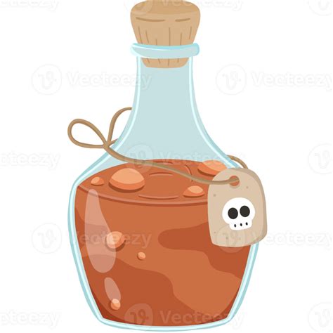 Halloween Spell Bottle 27942702 Png