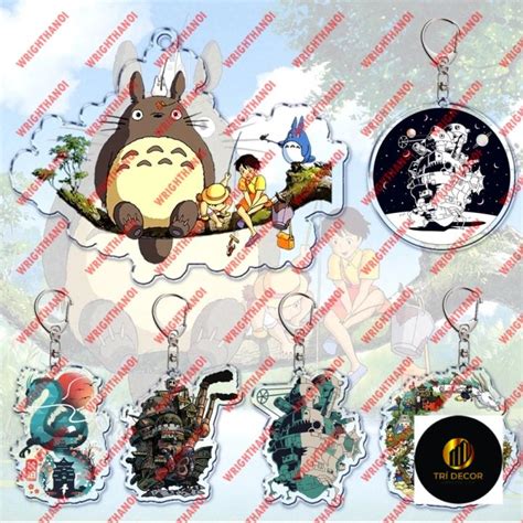 Móc Khóa TORORO Anime Hayao Miyazaki Hàng xóm của tôi là Totoro , My ...