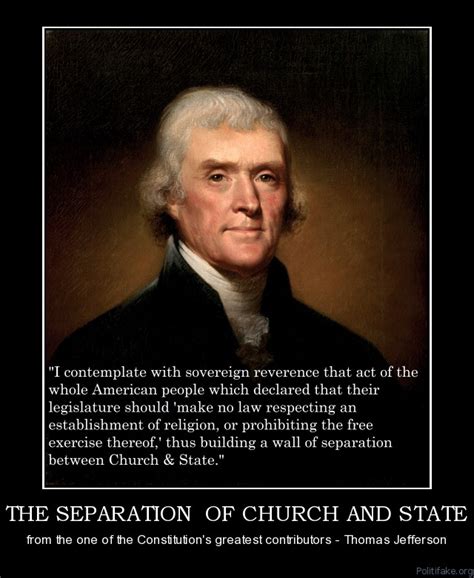 Science, Reason and Logic Rule: separation of church and state