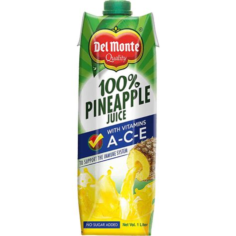 Del Monte Pineapple Juice With Vitamins Ace L Juices Walter