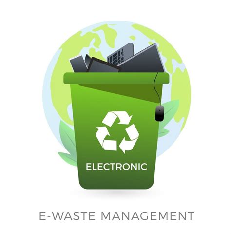 E Waste Recycle Bin With Old Electronic Equipment Stock Off