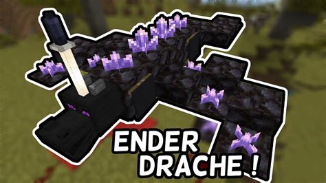 Minecraft Tutorial Enderdrache Besiegen Enderdragon Tutorial Youtube