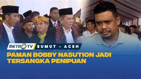 Paman Bobby Nasution Jadi Tersangka Penipuan Youtube