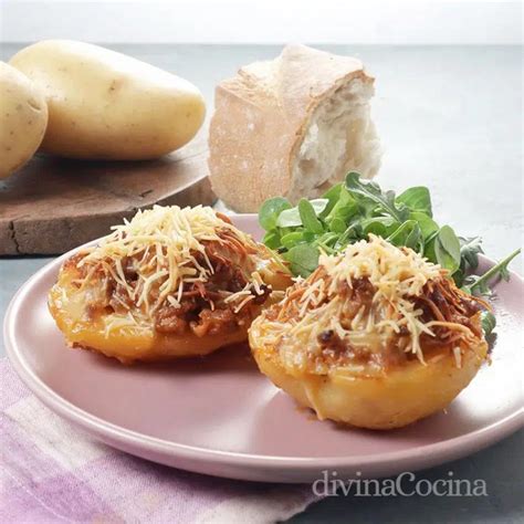 Patatas Rellenas De Carne Al Horno Recetas F Ciles Reunidas