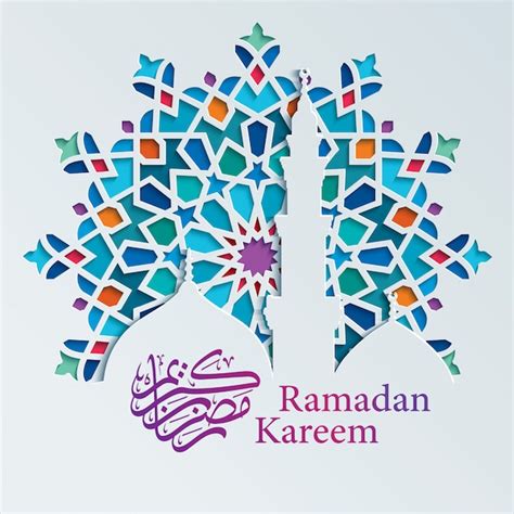 Premium Vector Ramadan Kareem Greeting