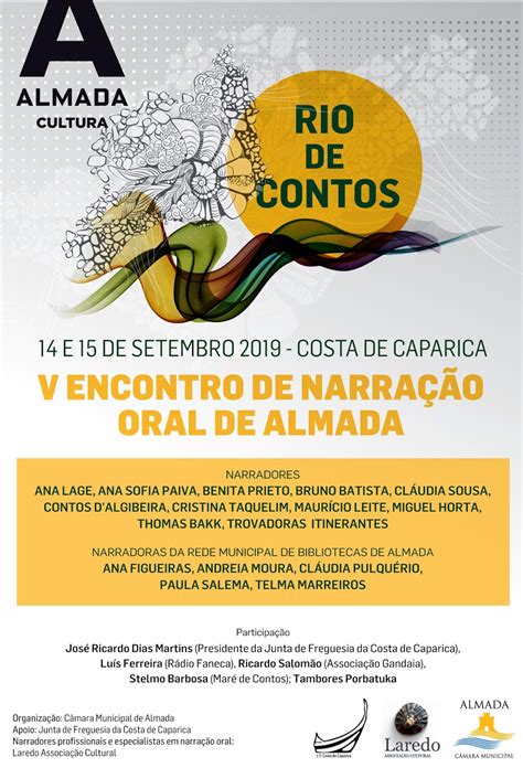 Ouvir E Contar Rio De Contos V Encontro De Narra O Oral De Almada