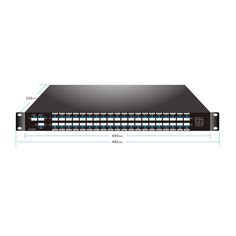 40 Channels 100GHz C21 C60 With 1310nm And Monitor Port 3 5dB Typical