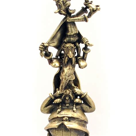 La Colonne Astérix Figurine Pixi Version Bronze Figurines