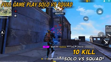 Solo Vs Squad Pakai M1014 Sama Scar Token Lll Kill 10 Youtube