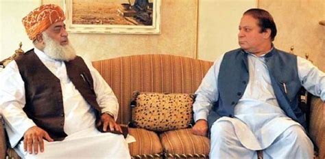 In Meeting With Nawaz Sharif Fazl Proposes Coalition Government