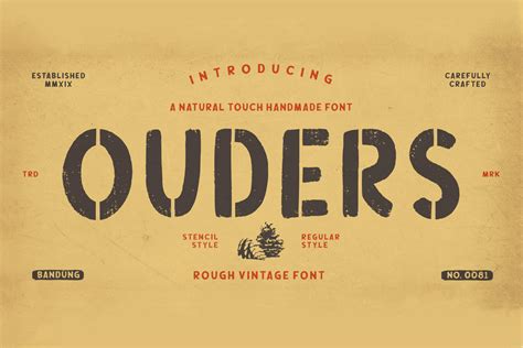 Ouders Stencil Font Free Download - Creativetacos