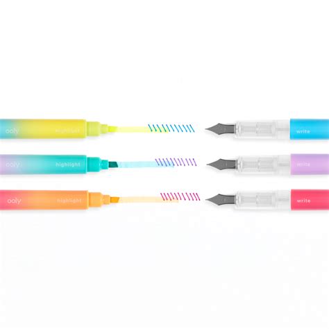 Writer's Duo 2 in 1 Pens: Fountain Pen + Highlighter | Highlighter, Highlighter pen, Pen