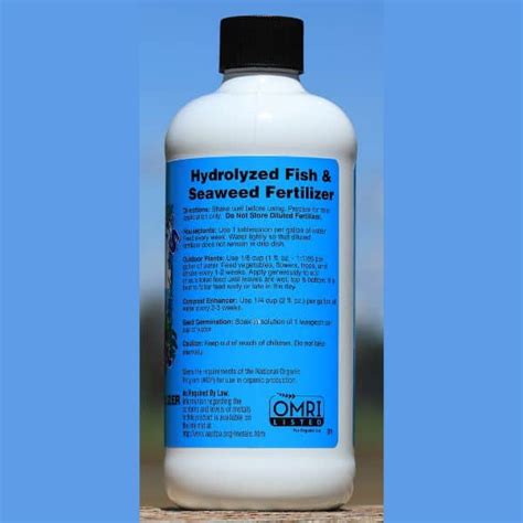 Fish Seaweed Blend One Pint 2 3 1 Organic Fertilizer