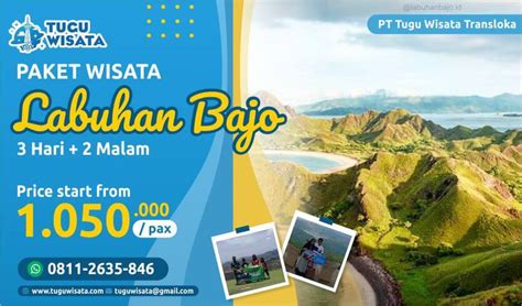 Paket Tour Komodo Labuan Bajo Hari Malam Tugu Wisata