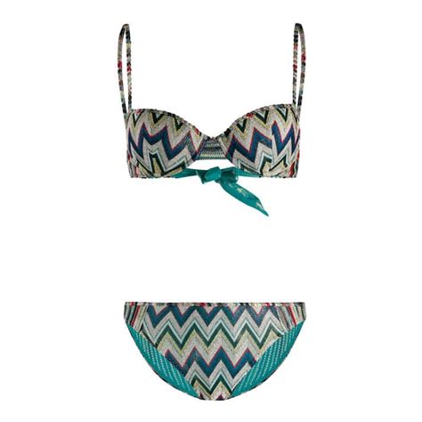 Zig Zag Print Bikini Brandalley