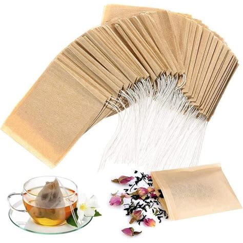 600pcs Sachet de Thé Sachet The à Remplir Jetable Sachet Thé Filtre