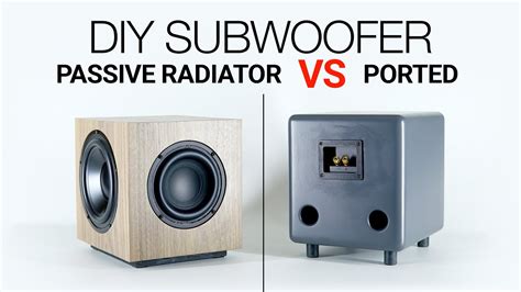 Building A Small Passive Radiator Subwoofer By Soundblab Youtube