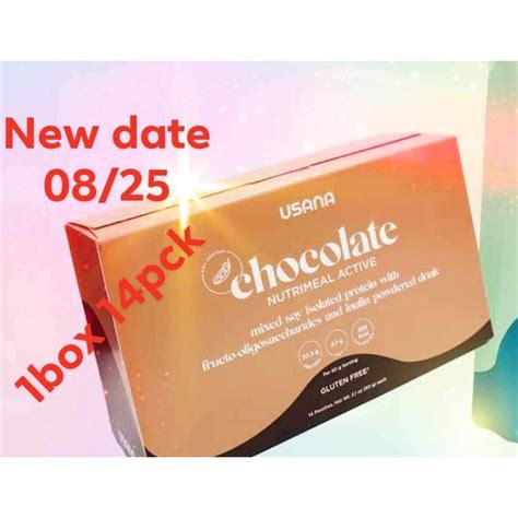 NEW Usana Nutrimeal Active Chocolate 1 BOX 14 Packs 营养代餐 Weight