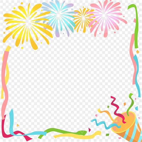 Fireworks Border Clip Art