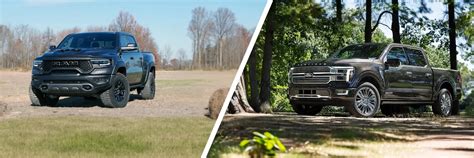 2025 Ram 1500 Vs 2024 Ford F 150 Comparison Findlay Post Falls CDJR