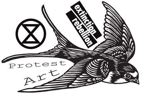 Extinction Rebellion Protest Art — Stickers for Resistance