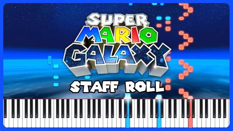 Staff Roll Album Version Super Mario Galaxy Piano Cover Sheet