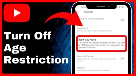 How To Turn Off Age Restriction On Youtube Easy Guide Youtube