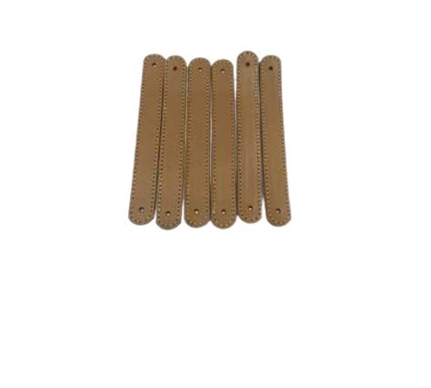 Brown Plain Leather Handles For Cotton Jute Or Canvas Bags At Best