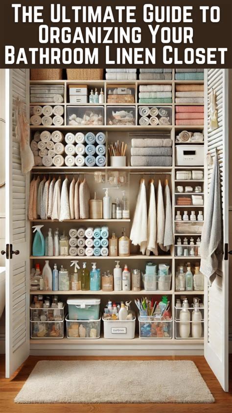 The Ultimate Guide To Organizing Your Bathroom Linen Closet Bathroom