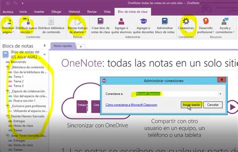 Informática Internet y Tecnología Microsoft Classroom 3 Onenote