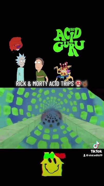 Rick And Morty Acid Trip X Juice Wrld 🧃🌍🤘🏾🖤 Viral Opticalillusion Trendingshorts Rickandmorty