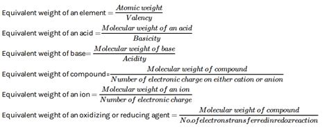 Chemistrixx: How to Calculate Gram equivalent mass ? | Formula list ...