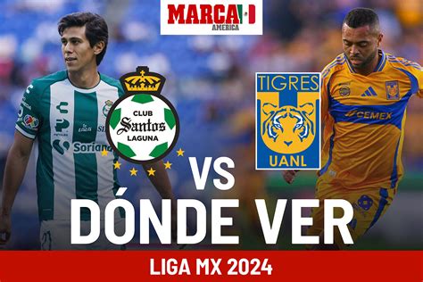 Liga Mx 2024 Dónde Ver Santos Vs Tigres Hoy Alineaciones Horario