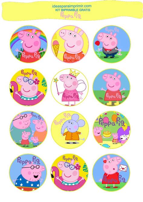 Nuevo kit de cumpleaños de peppa pig gratis para imprimir Artofit