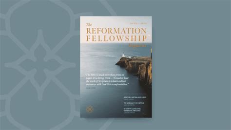 Reformation Fellowship Magazine Union Publishing