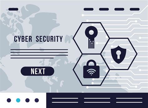 infographie sur la cybersécurité avec des icônes de sécurité 2722207